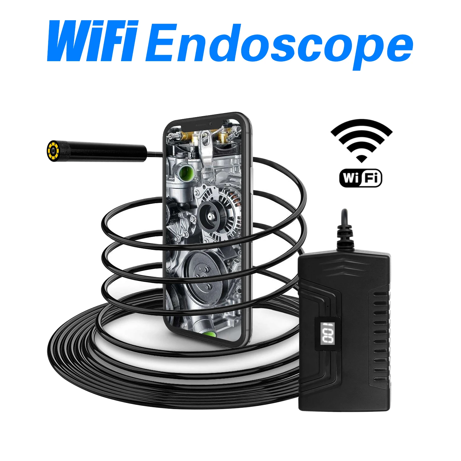 HD1080p беспроводной wifi эндоскоп камера бороскоп для Iphone Android IOS Мини