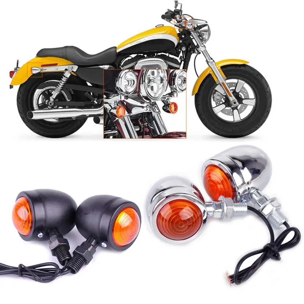 

Motorcycle Modified Turn Signal Turn Retro Modified Universal Light Fit For Most Motorcycle Models Moto Accessories