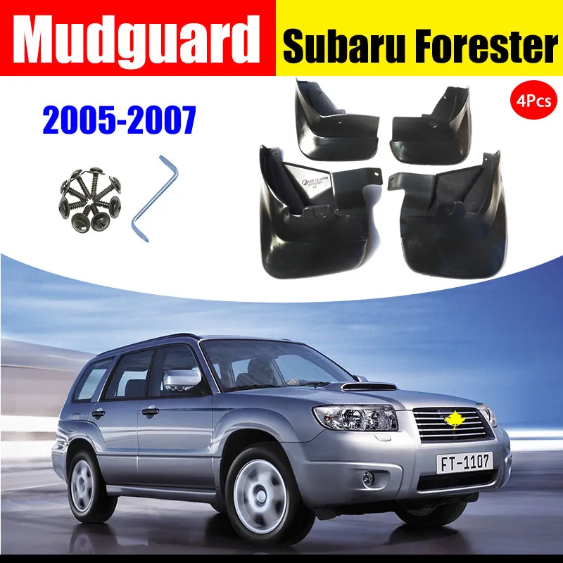 FOR Subaru Forester 2005-2007 Mudguard Fenders Splash Mudflaps Guard Fenders Mudguards Mud Flap Car accessories auto styline