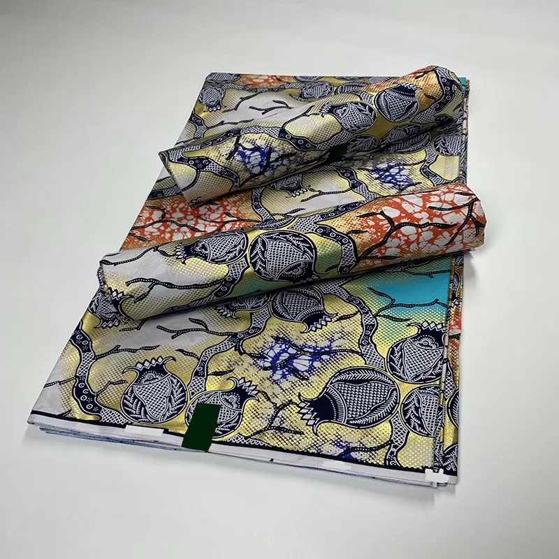 2021 африканская вощеная ткань из 100% хлопка Высококачественная нигерийская с