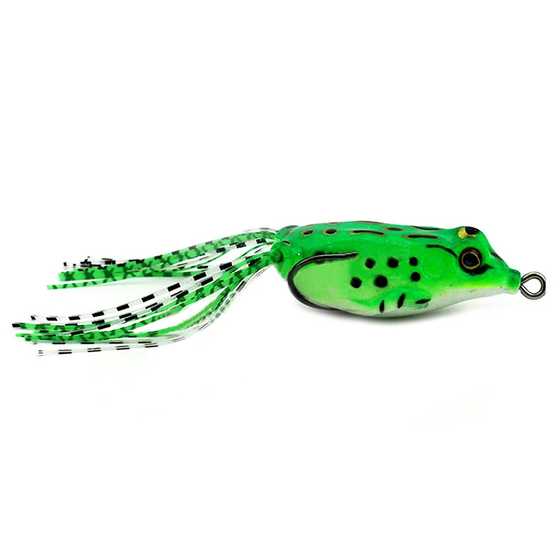 

HENG JIA 5PCS Large Frog Soft Fishing Lure Crankbait Hooks Bass Bait Tackle New