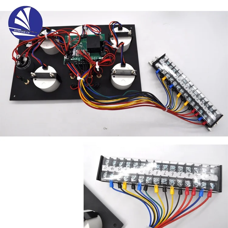 

Marine Engine Instrument Gauge panel Truck 5 Gauge Dash Cluster Panel Set White,Black, Compatible All Vessels