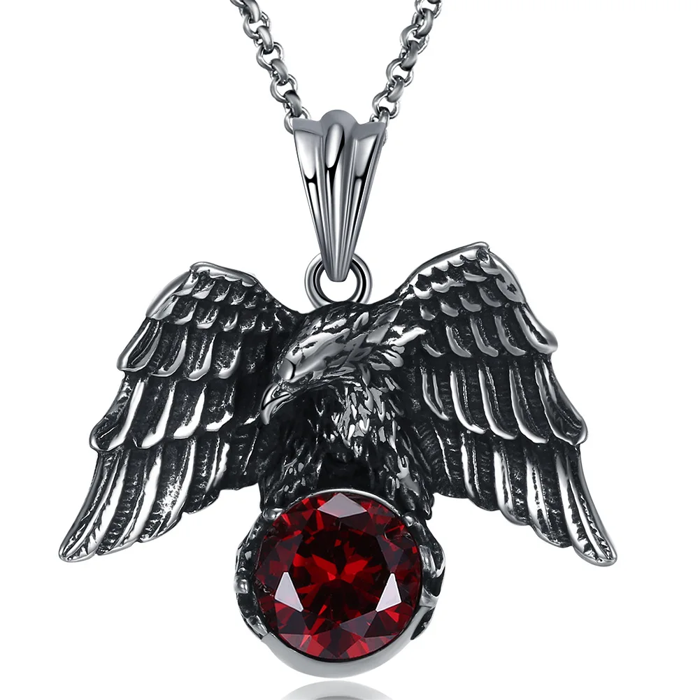 

Retro Unisex Titanium Steel Necklace Owl Necklace