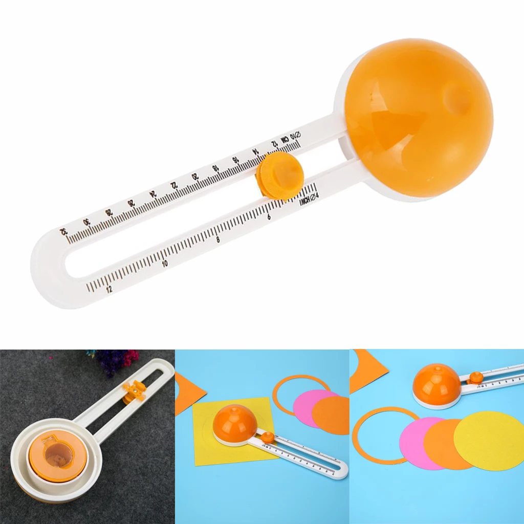 

Портативный Циркулярный резак с компасом, триммер для детей, Круглый резак для бумаги, картона