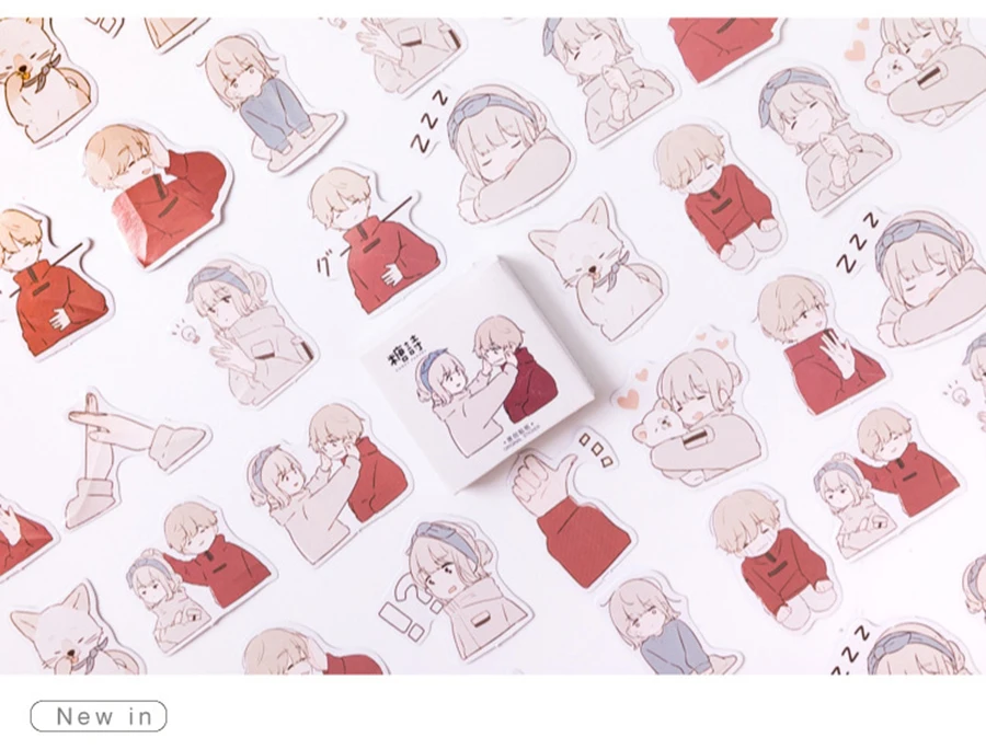 В штучной упаковке Стикеры любовь увертюра Творческий идея Скрапбукинг телефон