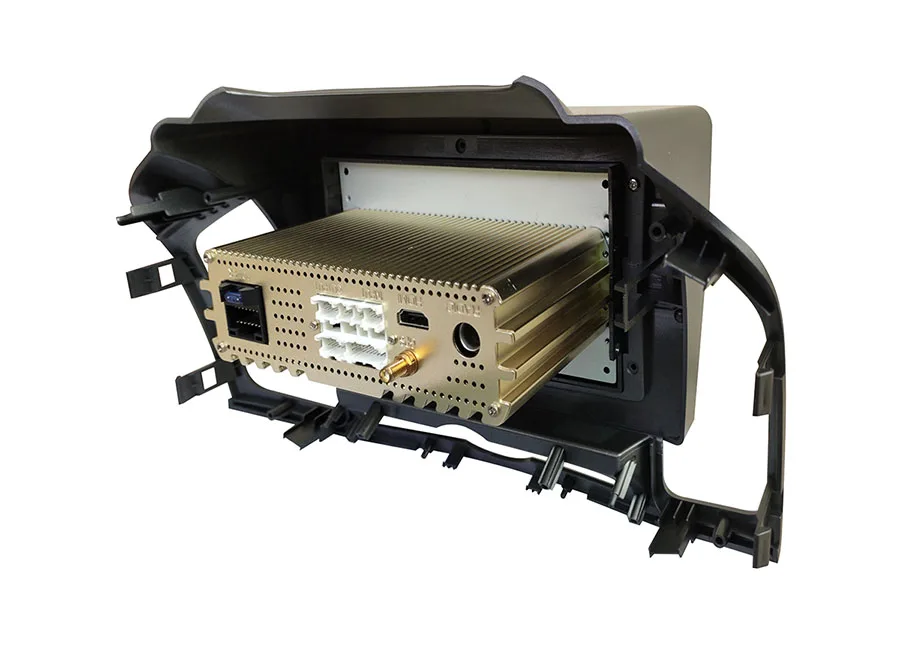 Автомобильный мультимедийный плеер allway 10 1 дюйма IPS экран Android 9 0 PX6/шесть ядер ОЗУ 4