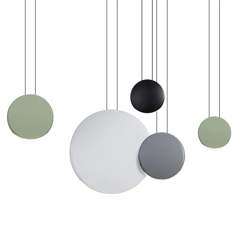 Nordic светодиодный Macaron подвесной светильник s Light ing Loft спальня гостиная кухня