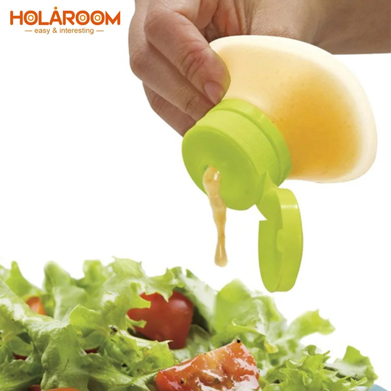 Мини бутылка для соуса Holarrom силиконовая салатная повязка банки соусов кетчупа