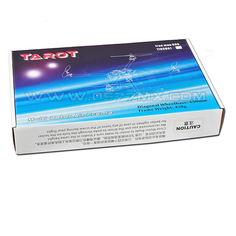 Таро 650 4 осевой складной 3K из углеродного волокна алюминиевые трубы рама