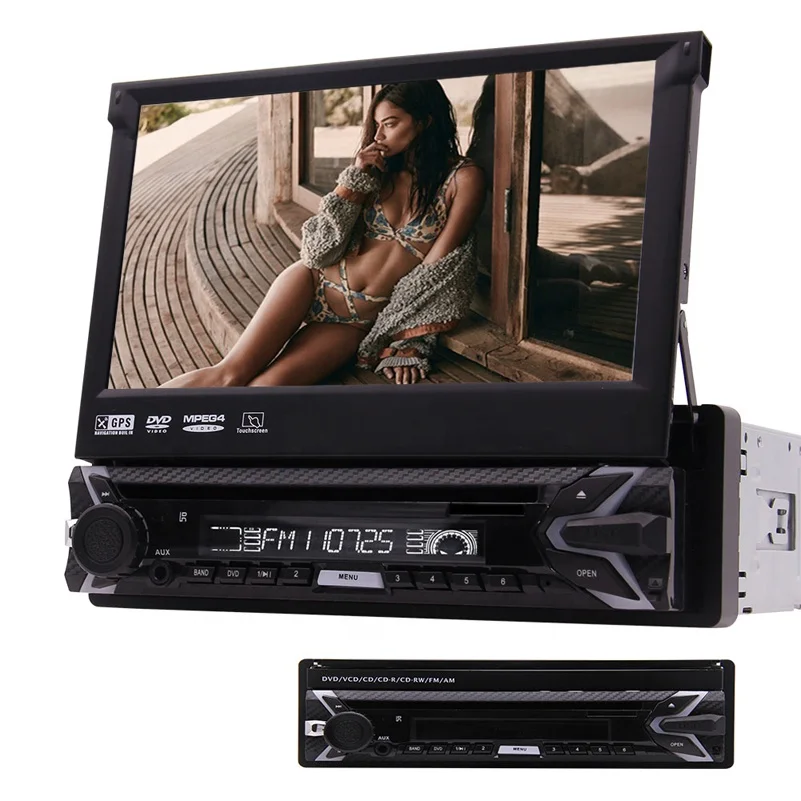 

Factory Sale 7 inch Touch screen 1 din Car DVD Player Stereo GPS Car RadioAud io head unit auto radio