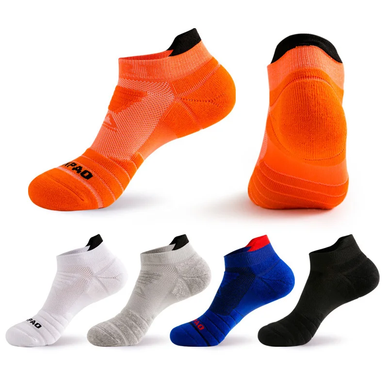 

Athletic Sport Running Socks for Men Colorful Cotton Breathable Quick Dry Low Tube Short Ankle Boat Socks Outdoor