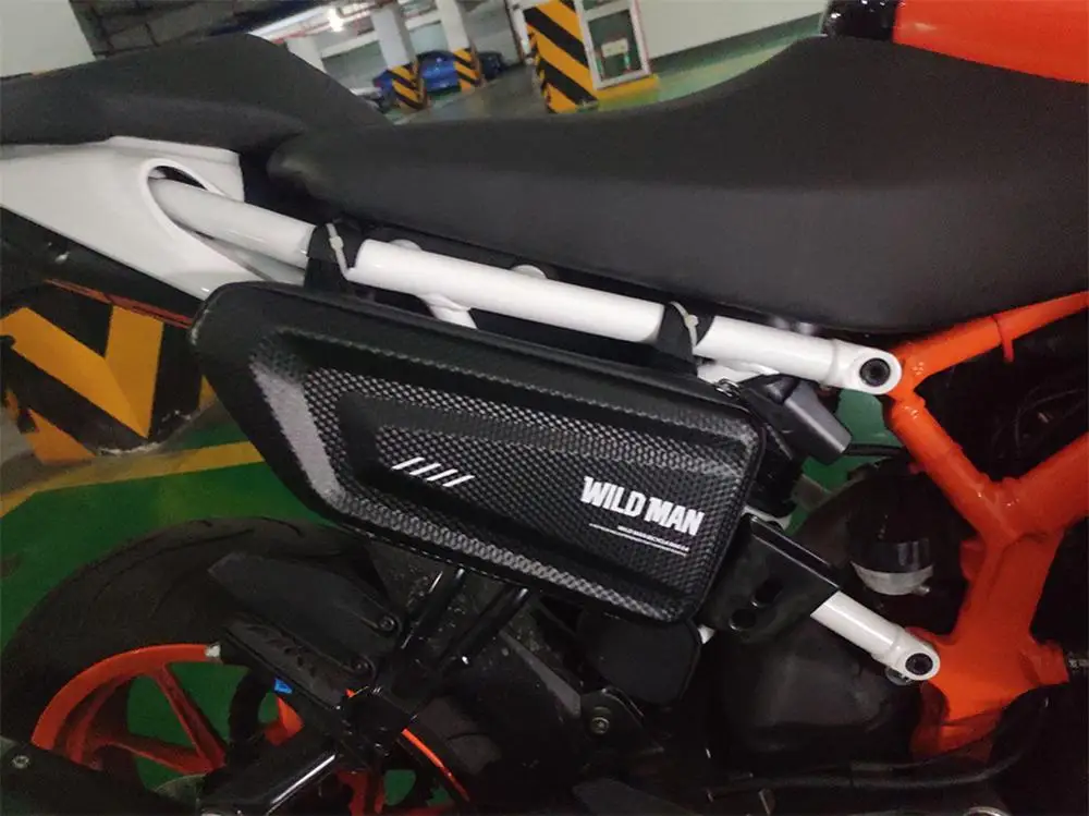 Для KTM Duke390 Боковая Сумка правая боковая упаковка жесткая оболочка треугольная упаковка KTM 390 боковая упаковка Боковая Сумка Комплект
