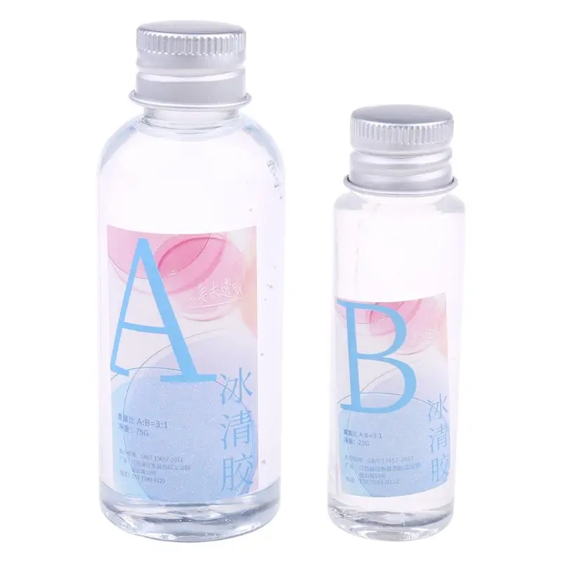 2 шт./компл. ювелирные изделия ручной работы AB твердый/мягкий клей образец