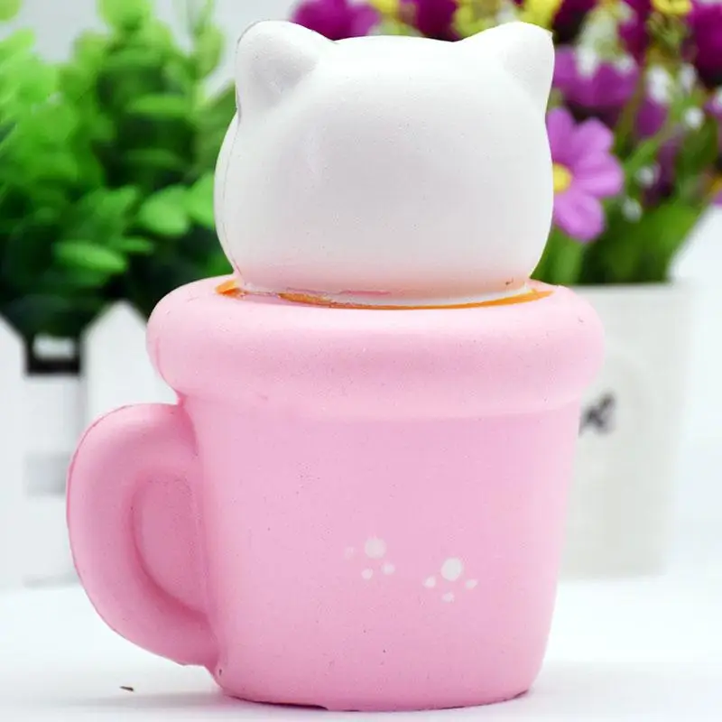 Kuulee милая игрушка для кошек из искусственной кожи медленно поднимающаяся мягкая