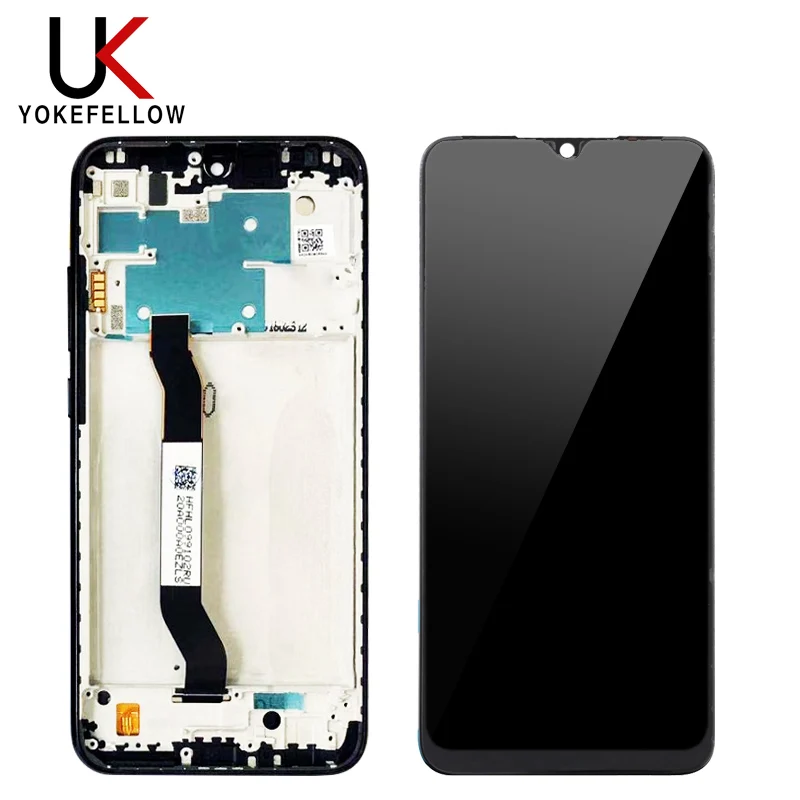 Для 6," Xiaomi Redmi Note 8T ЖК-экран+ кодирующий преобразователь сенсорного экрана в сборе с рамкой для Redmi Note 8T