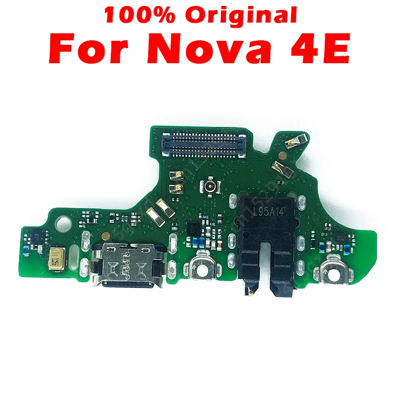 Оригинальная плата для зарядки Huawei Nova 4E USB порт на PCB Dork разъем гибкий кабель