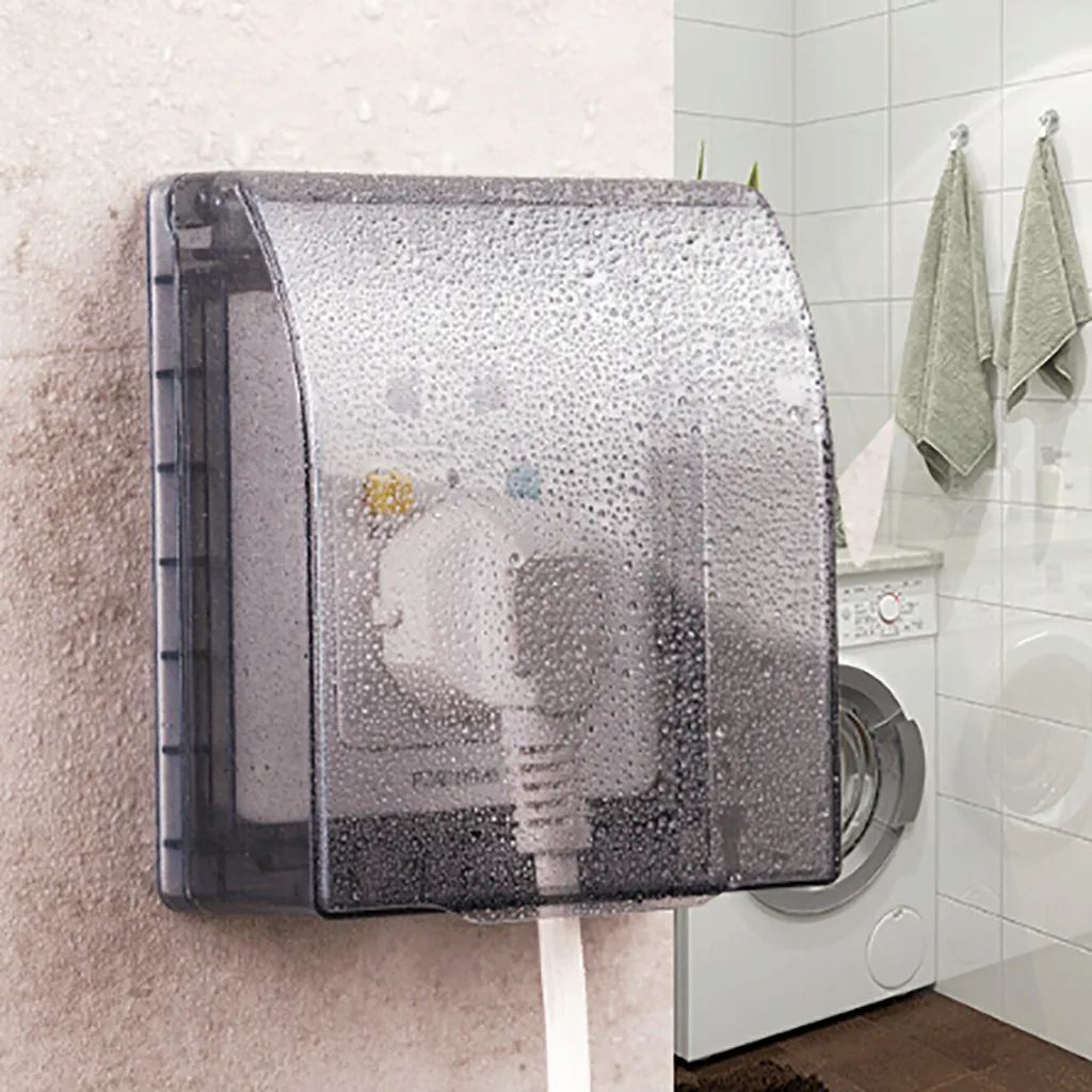 Universal switch socket Protective box Dust cover for 86 Type wall Rectangular household waterproof | Дом и сад