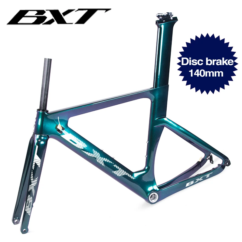700C карбоновая рама для дискового тормоза с плоским креплением через заднюю ось