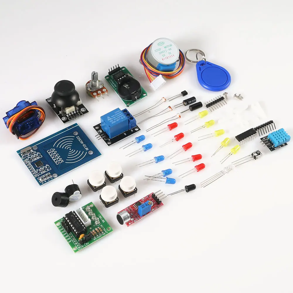 Начальный набор для обучения Arduino UNO R3 - Uno макетная плата и держатель шагового