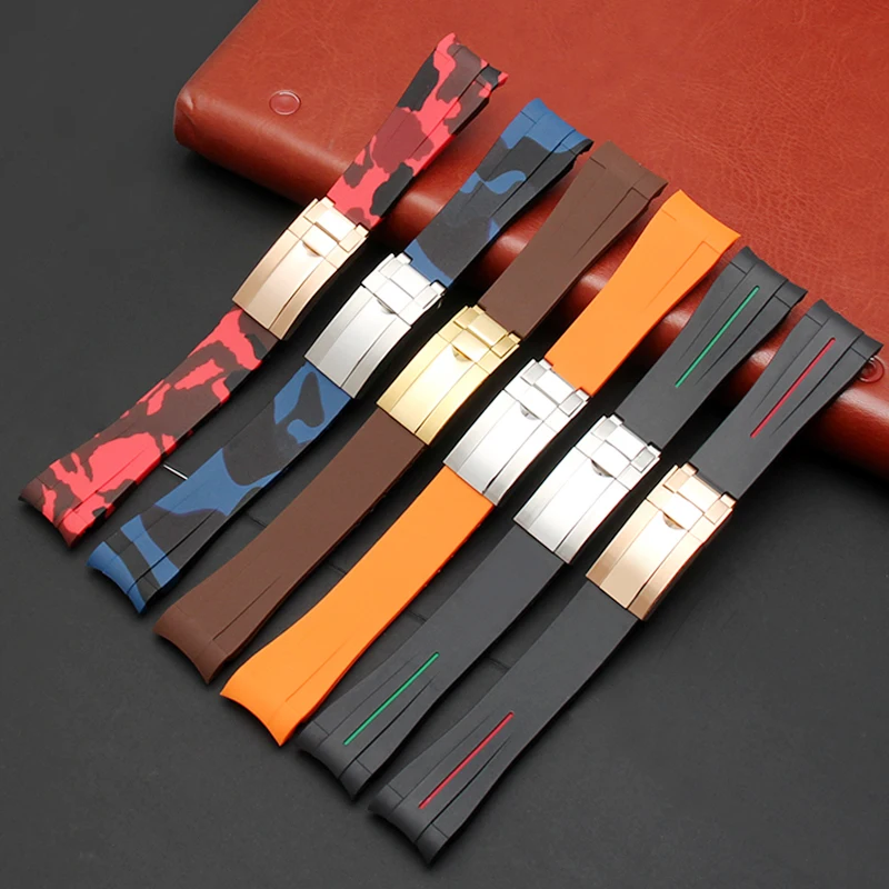 Ремешок Камуфляжный для часов 20 мм из нержавеющей стали | Наручные часы