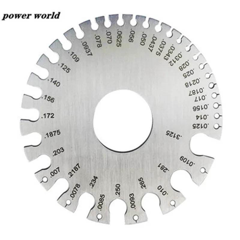 1 шт. измеритель толщины проводов из нержавеющей стали|Шаблоны| |