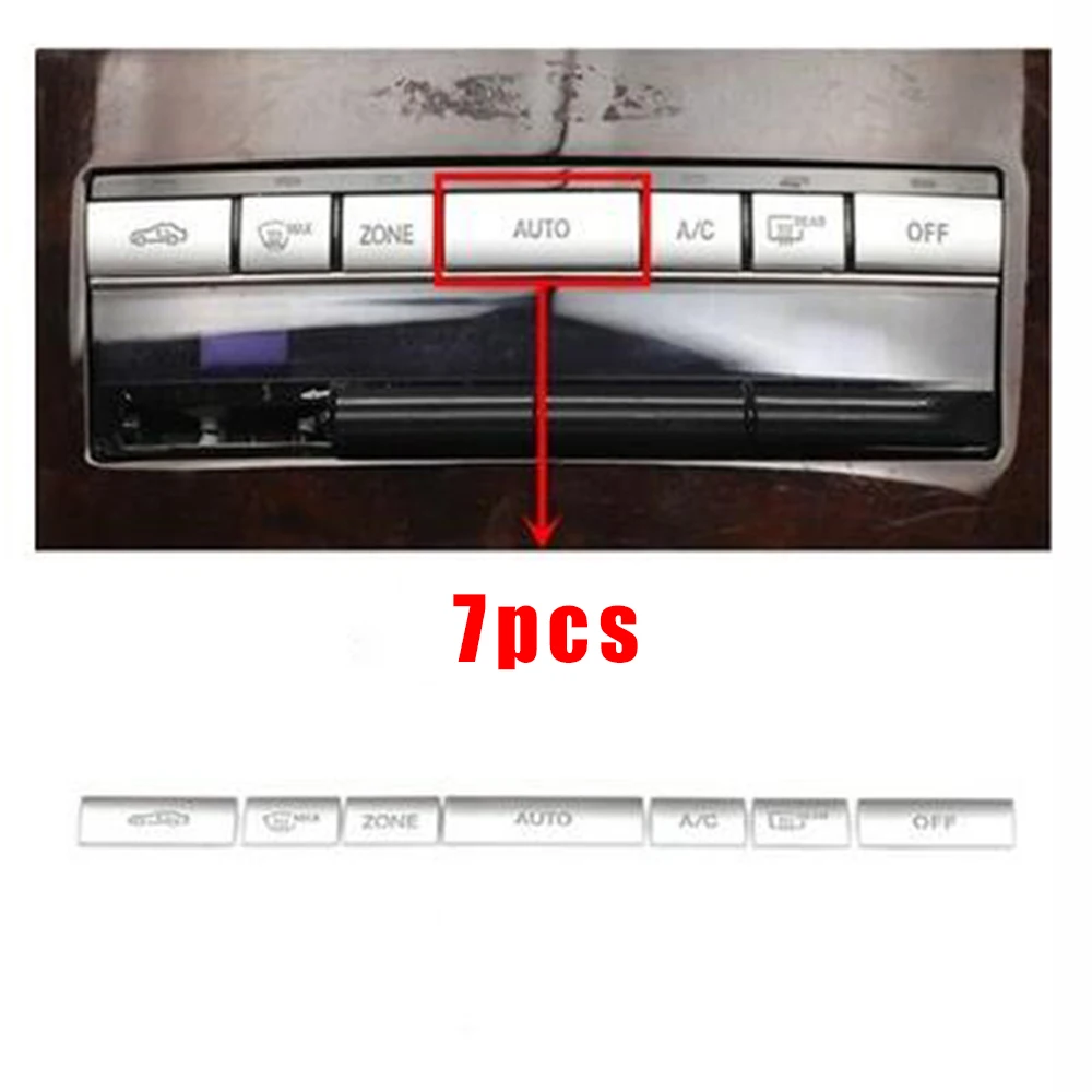 

Accessory Car Parts Button Cover Replacement Console Vent Sequins Trim