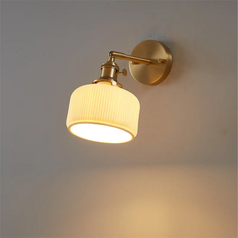 

2021 New Modern Minimalist Study Bedroom Bedside Wall Lamp Creative Personality PorchBalcony Living Room Background Wall Lamp