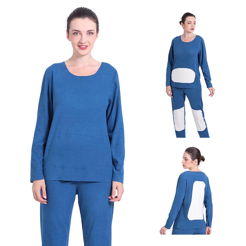 Никаких следов осень-зима Derong размера плюс 7XL Long Johns тонкого бархата Шелковый патч
