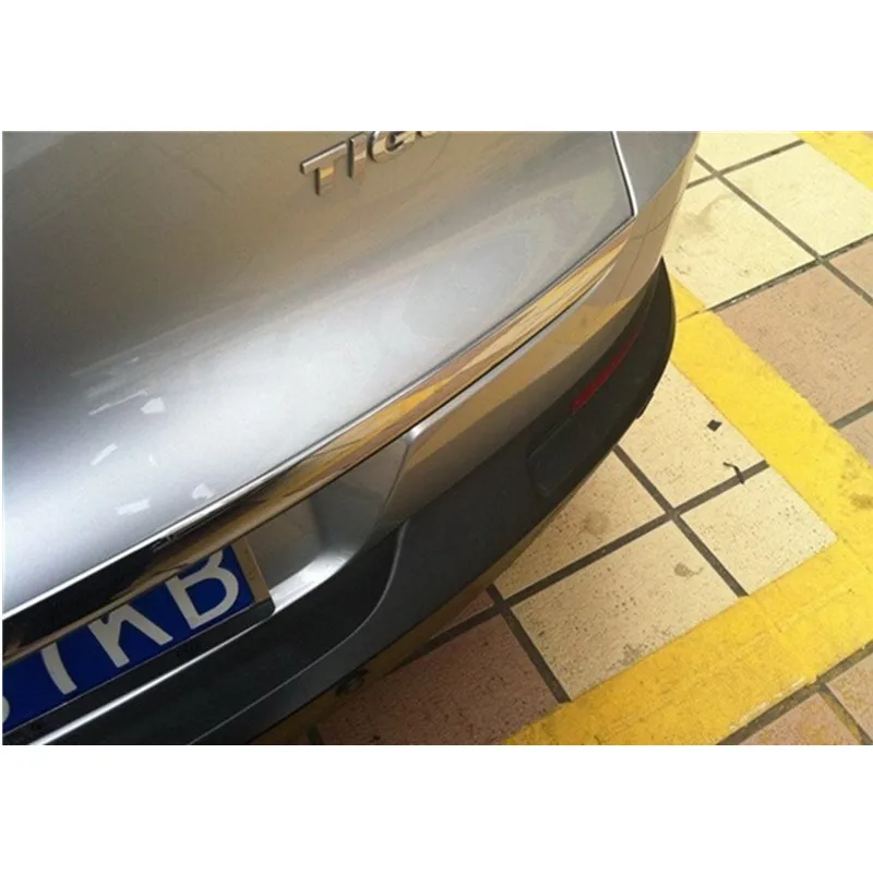 Для Volkswagon Tiguan 2010 2011 2012 2013 2014 2015 высокое качество нержавеющая сталь Задняя Крышка
