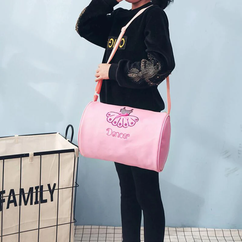 

2021, балетные танцевальные сумки розового цвета для женщин и девочек, спортивные танцевальные сумки для девочек, танцевальный рюкзак, Детски...