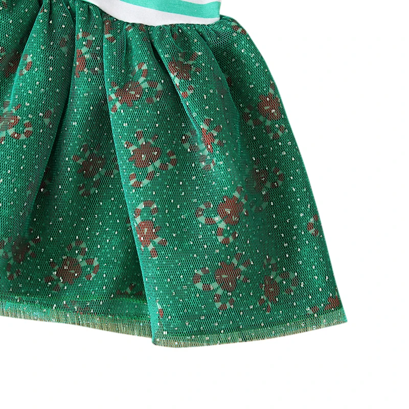 Новинка 2019 детское платье в полоску с оленем для маленьких девочек