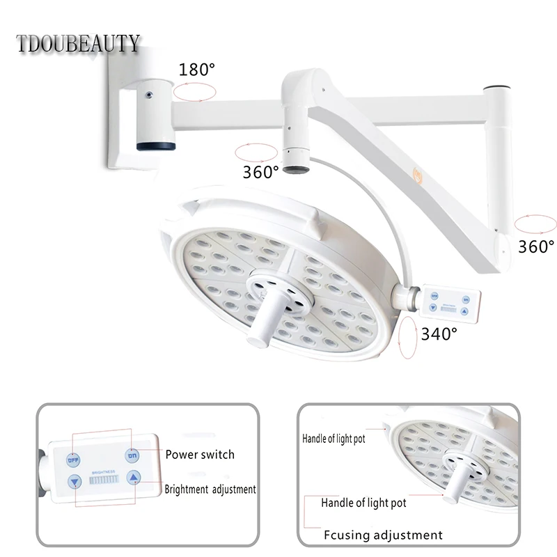 KD 2036B 2 108W Светодиодный настенный Oral Sex Пластик хирургии для гинекологического
