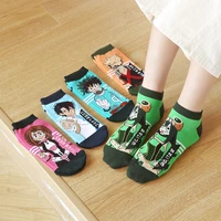 cotton socks men my hero academia winter funny women personality anime socks froppy midoriya izuku socks male socken