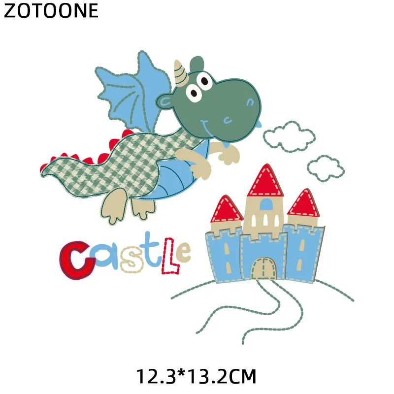 ZOTOONE красивые наклейки для детской одежды самодельная аппликация футболок