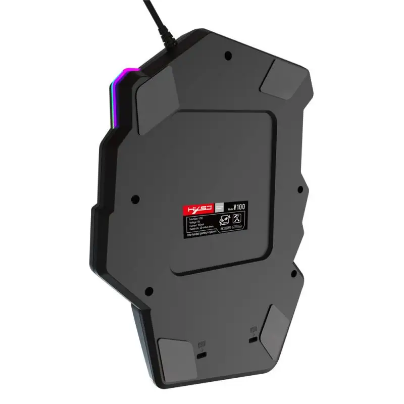 Популярная Новая программируемая клавиатура Delux T9 Pro с одной рукой эргономичная
