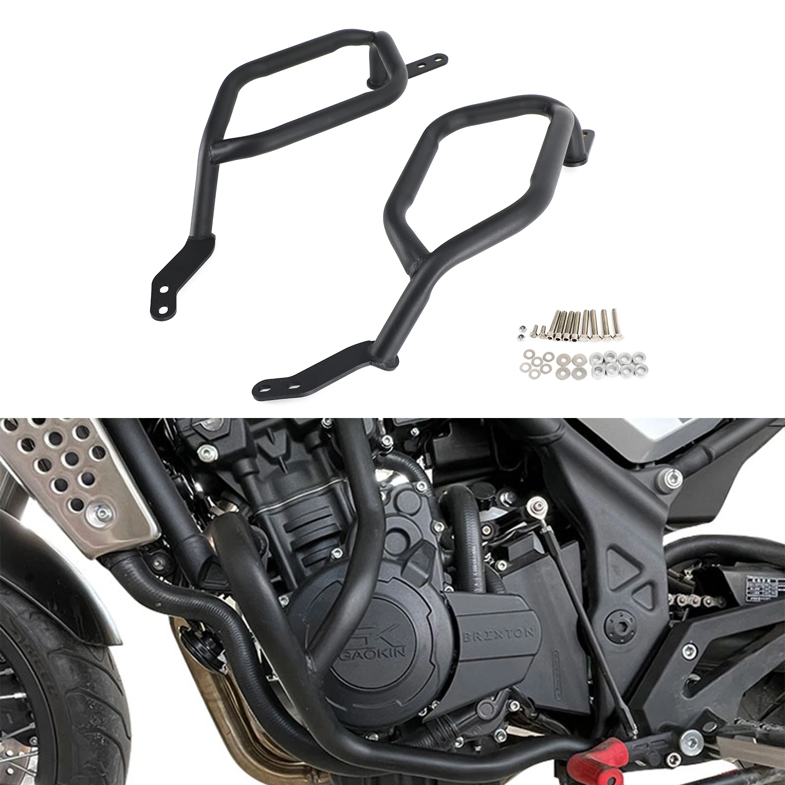 

Areyourshop Lower Crash Bars Engine Guards Fit For For Yamaha Tenere 700 Xtz700 2019 2020 2021 Motorcycle Parts