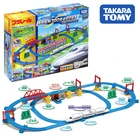 Takara Tomy Pla-Rail Plarail Shinkansen N700S подтверждение, тест, машина, Steric макет, набор, железнодорожный поезд, моторизованная модель локомотива