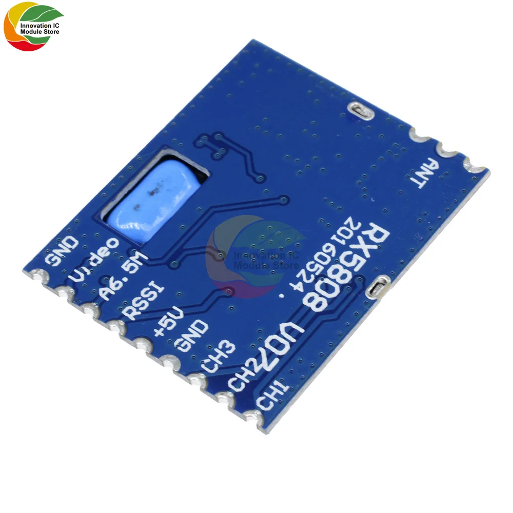 FPV 5.8G Wireless Audio Video Receiver Module for Boscam RX5808 Frequency Phase Lock Analog AV Signal Output 3.5V 170mA Board |