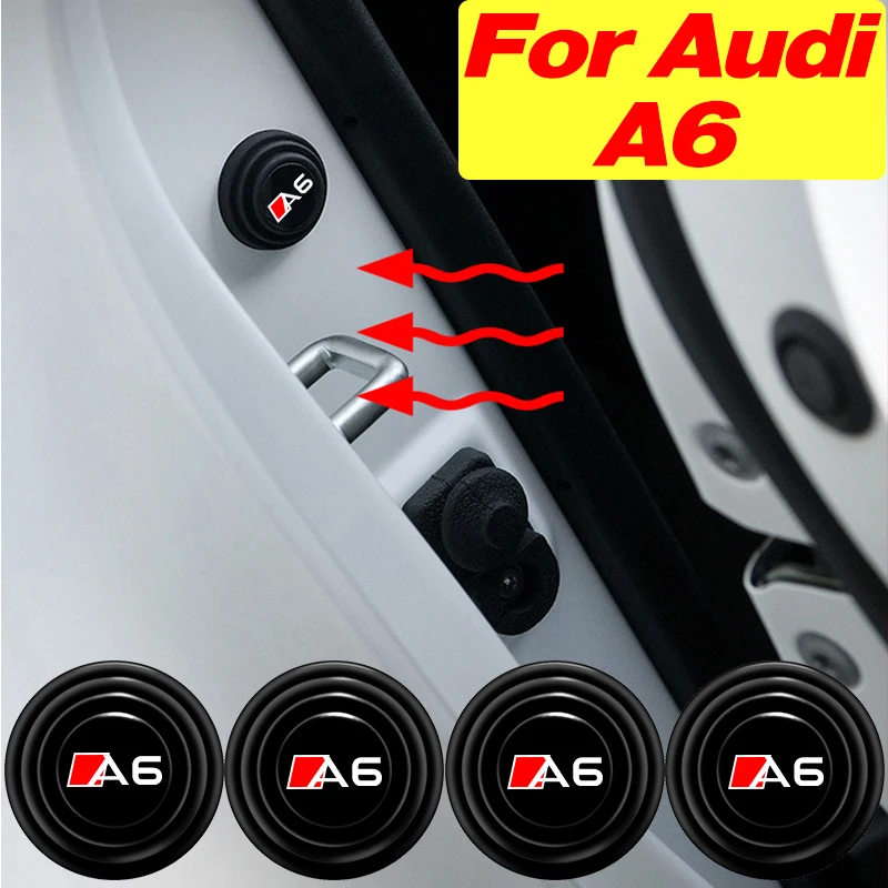 

2/4Pcs Car Door Shock Stickers Absorber Soundproof Buffer Pier For Audi A6 A1 A3 A4 A5 A7 A8 Auto Accessories Decoration Goods