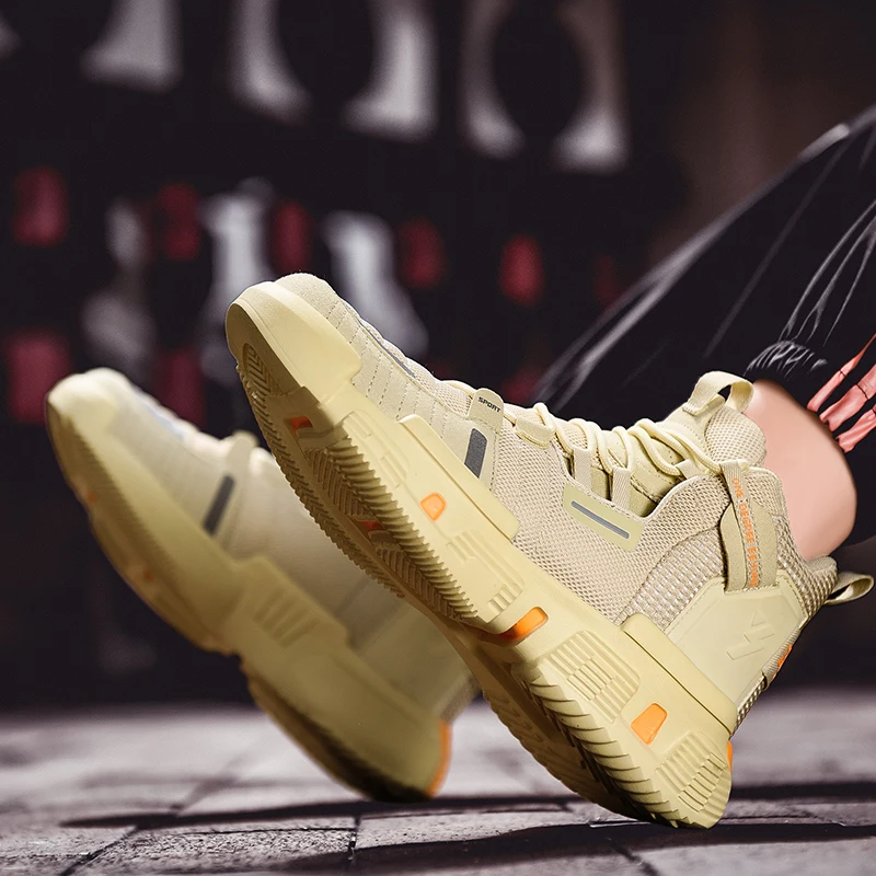 Хит продаж стильные мужские кроссовки высокого качества Мужские дышащие для