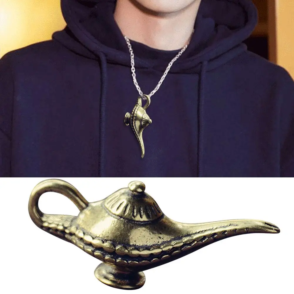 Желая лампа Wish Pot Key Подвеска Волшебная Лампа Алладина Подвески для изготовления