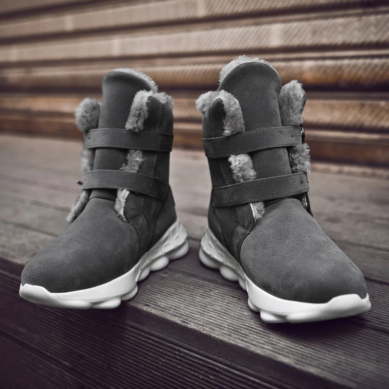 Мужские зимние ботинки в спортивном стиле Водонепроницаемая Нескользящая