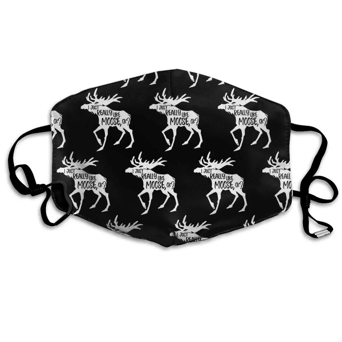 

Unisex Mouth Mask for Kids Teens Men Women Lovers-Reusable Washable Windproof Motorcycle Face Masks Moose