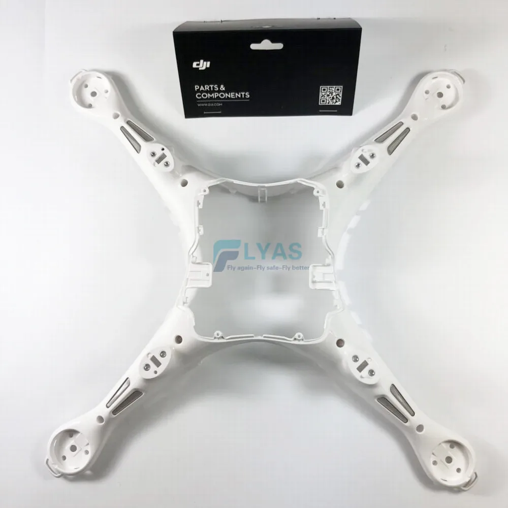 Оригинальный Корпус Корпуса DJI Phantom 4 верхняя средняя крышка шасси с компасом для