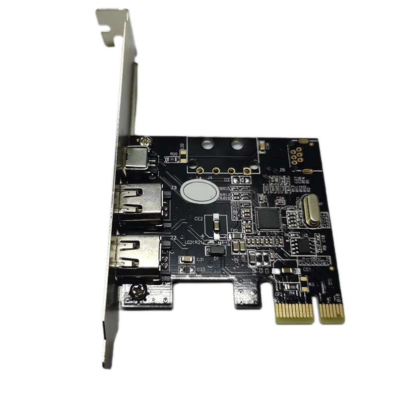 Firewire карта PCIe 800 адаптер для Win10 3 порта IEEE 1394 PCI Экспресс контроллер карты