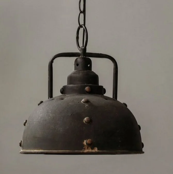 Винтажная люстра из кованого железа Calvis