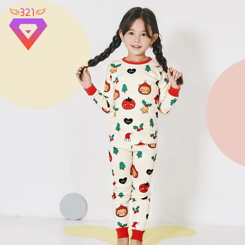 2019 г. Новое осенне зимнее термобелье для девочек из органического хлопка с