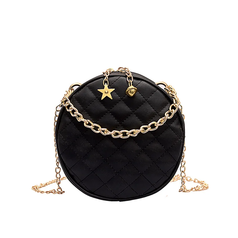 

Small bag women's 2021 chain women's bag new chain online celebrity small black foreign style texture trend messenger bag
