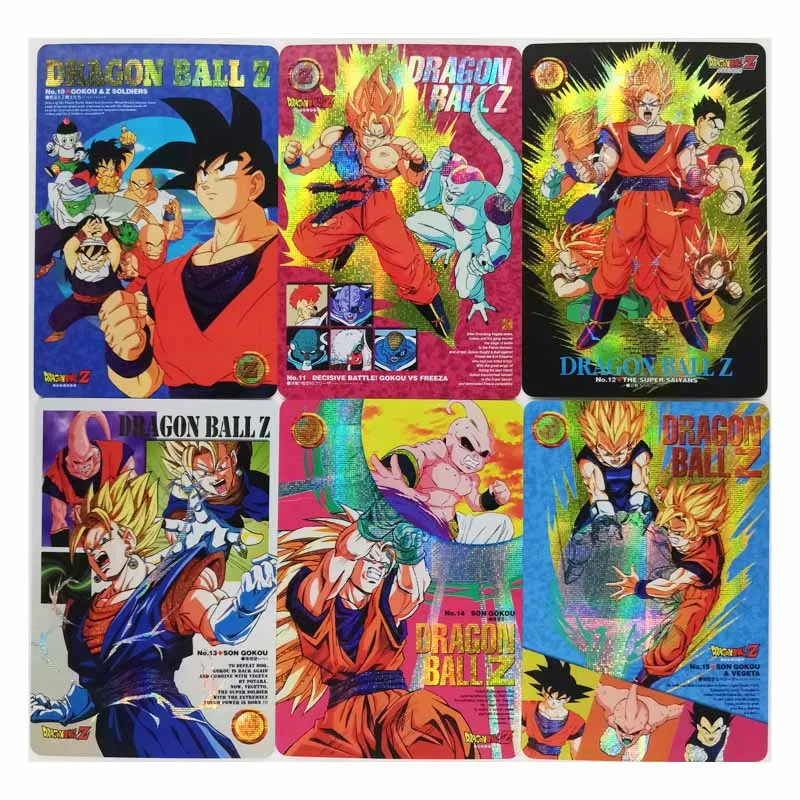 9 шт./компл. Dragon Ball Z Jumbo Приключения истории No.2 супер сайян Жемчуг дракона героев