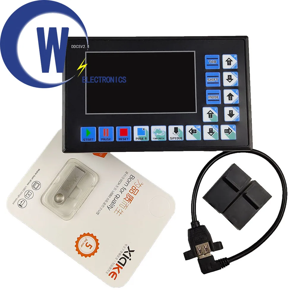 

DDCSV2.1 Offline Controller Support 3 axis USB CNC controller interface CNC Router Engraving Milling machine/ motion controller